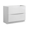 Fresca Tuscany 40" Glossy White Free Standing Modern Bathroom Cabinet - FCB9140WH