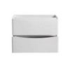 Fresca Tuscany 40" Glossy White Free Standing Modern Bathroom Cabinet - FCB9140WH