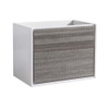 Fresca Catania 30" Glossy Ash Gray Wall Hung Modern Bathroom Cabinet - FCB9230HA
