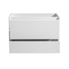 Fresca Catania 36" Glossy White Wall Hung Modern Bathroom Cabinet - FCB9236WH