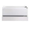 Fresca Catania 48" Glossy White Wall Hung Modern Bathroom Cabinet - FCB9248WH