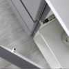 Fresca Lazzaro 48" Gray Free Standing Modern Bathroom Cabinet W/ Integrated Double Sink - FCB93-2424GR-D-I
