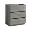 Fresca Lazzaro 30" Glossy Ash Gray Free Standing Modern Bathroom Cabinet - FCB9330HA