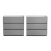 Fresca Lazzaro 72" Gray Free Standing Double Sink Modern Bathroom Cabinet - FCB93-3636GR-D