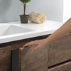 Fresca Lazzaro 60" Rosewood Free Standing Modern Bathroom Cabinet W/ Integrated Single Sink - FCB9360RW-S-I