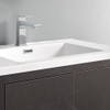 Fresca Imperia 30" Dark Gray Oak Free Standing Modern Bathroom Cabinet W/ Integrated Sink - FCB9430DGO-I