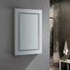 Fresca Spazio 24" Wide X 36" Tall Bathroom Medicine Cabinet W/ Led Lighting & Defogger - FMC022436-R