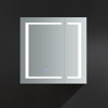 Fresca Spazio 30" Wide X 30" Tall Bathroom Medicine Cabinet W/ Led Lighting & Defogger - FMC023030