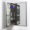 Fresca 20" Wide X 36" Tall Bathroom Medicine Cabinet W/ Mirrors - FMC8059