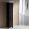 Fresca Oxford Espresso Tall Bathroom Linen Cabinet - FST2060ES