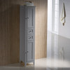 Fresca Oxford Gray Tall Bathroom Linen Cabinet - FST2060GR