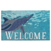 Liora Manne Natura 2095/04 Dolphin Ocean Machine Made Rectangle 18"x30"