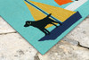 Liora Manne Frontporch 1402/03 Sailing Dogs Blue Hand Tufted Area Rugs