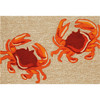 Liora Manne Frontporch 1404/12 Crabs Natural Hand Tufted Area Rugs