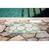 Liora Manne Frontporch 1408/04 Shell Toss Aqua Hand Tufted Area Rugs
