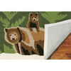 Liora Manne Frontporch 1463/16 Bear Family Forest Hand Tufted Area Rugs