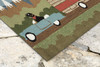 Liora Manne Frontporch 1469/06 Camping Dog Green Hand Tufted Area Rugs