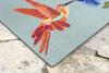 Liora Manne Frontporch 1527/03 Hummingbird Sky Hand Tufted Area Rugs