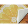 Liora Manne Frontporch 1556/09 Lemon Slice Yellow Hand Tufted Area Rugs