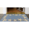 Liora Manne Capri 1710/03 Starfish Border Bluewa Hand Tufted Area Rugs