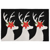 Liora Manne Frontporch 1818/48 Reindeer Black Hand Tufted Area Rugs
