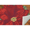 Liora Manne Frontporch 2411/24 Poinsettia Red Hand Tufted Area Rugs