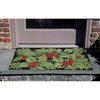 Liora Manne Frontporch 2419/48 Hollyberries Black Hand Tufted Area Rugs