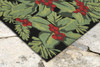 Liora Manne Frontporch 2419/48 Hollyberries Black Hand Tufted Area Rugs