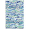 Liora Manne Visions III 3126/04 Wave Ocean Handmade Area Rugs