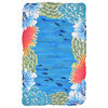 Liora Manne Visions IV 4137/03 Reef Border Blue Handmade Area Rugs