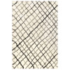 Liora Manne Andes 6242/48 Plaid Shadow Black Wilton Woven Area Rugs