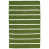 Liora Manne Sorrento 6305/06 Pinstripe Green Hand Woven Area Rugs