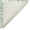 Liora Manne Beaux 7352/04 Tribal Diamond Aqua Wilton Woven Area Rugs