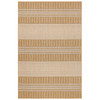 Liora Manne Carmel 8435/12 Stripe Sand Wilton Woven Area Rugs