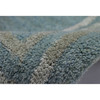 Liora Manne Roma 9304/04 Boxes Aqua Hand Tufted Area Rugs