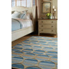 Capel Kevin O'Brien Bucine Blue 9196_475 Hand Tufted Rugs - 5' X 8' Rectangle