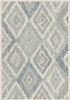 Dynamic Mosaic Machine-made 1669 Cream/grey/blue Area Rugs