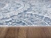 Dynamic Mosaic Machine-made 1670 Cream/grey/blue Area Rugs