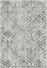 Dynamic Mosaic Machine-made 1672 Cream/grey/blue Area Rugs