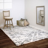 Dynamic Reverie Machine-made 3544 Cream/grey Area Rugs