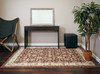 Dynamic Pearl Machine-made 3743 Burgundy Area Rugs