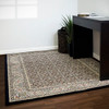 Dynamic Ancient Garden Machine-made 57011 Navy Area Rugs
