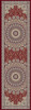 Dynamic Ancient Garden Machine-made 57090 Red Area Rugs