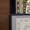 Dynamic Ancient Garden Machine-made 57119 Blue/ivory Area Rugs