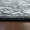 Dynamic Ancient Garden Machine-made 57126 Charcoal/silver Area Rugs