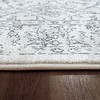 Dynamic Ancient Garden Machine-made 57136 Silver/grey Area Rugs