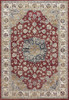 Dynamic Ancient Garden Machine-made 57559 Red/ivory Area Rugs