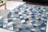 Dynamic Eclipse Machine-made 63263 Blue/multi Area Rugs