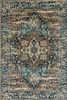 Dynamic Zodiac Machine-made 6623 Grey/blue Area Rugs
