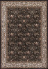 Dynamic Brilliant Machine-made 7211 Black Area Rugs
